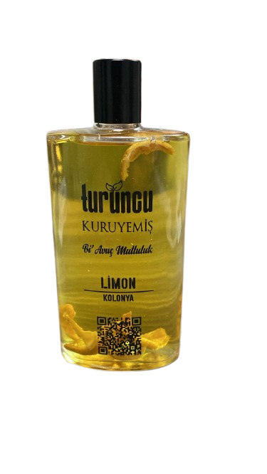 Turuncu Doğal Limon Parçacıklı Kolonya 200Ml