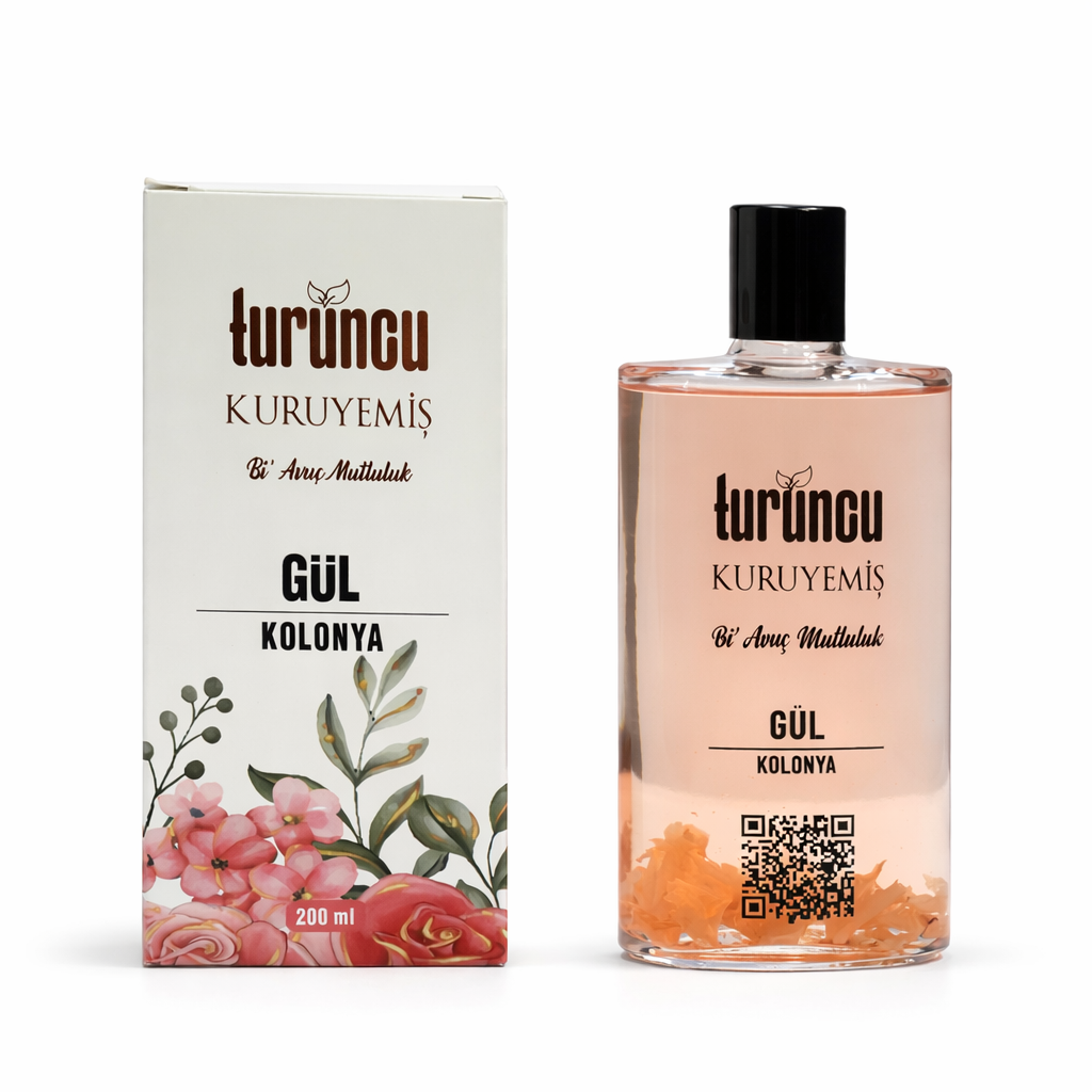 Doğal Gül Kolonyası 200Ml