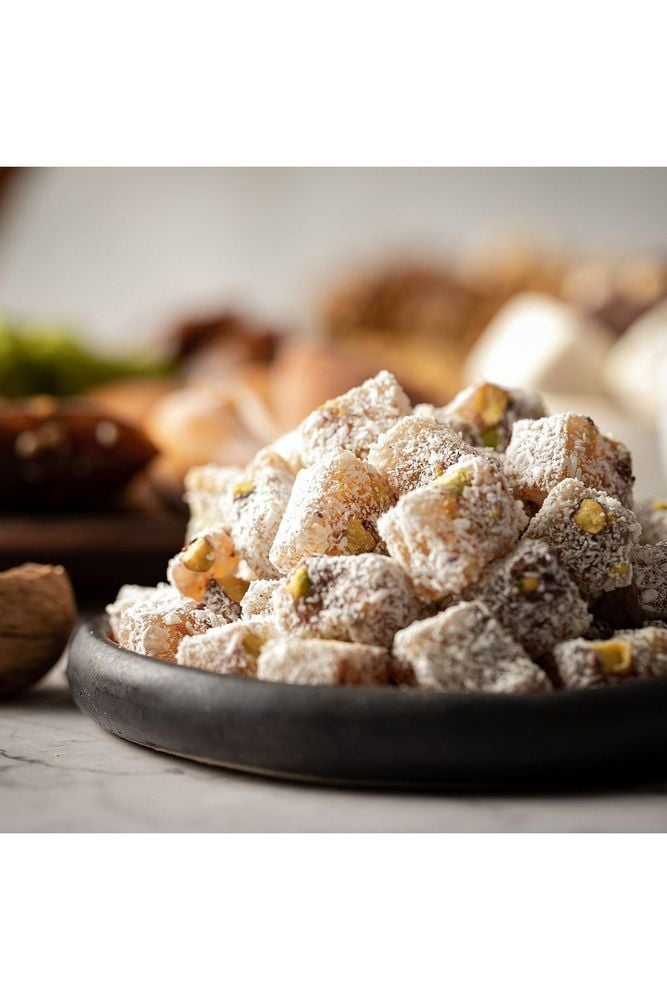 Çifte Kavrulmuş Fıstıklı Kuş Lokumu