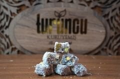 Çifte Kavrulmuş Fıstıklı Kuş Lokumu