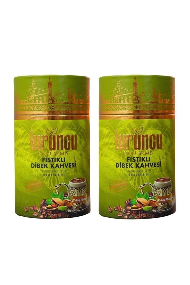 Turuncu Fıstıklı Dibek Kahvesi - 500 gr*2 Adet