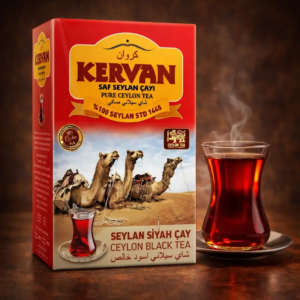 Kervan Kırmızı Saf Seylan Çay 800 gr