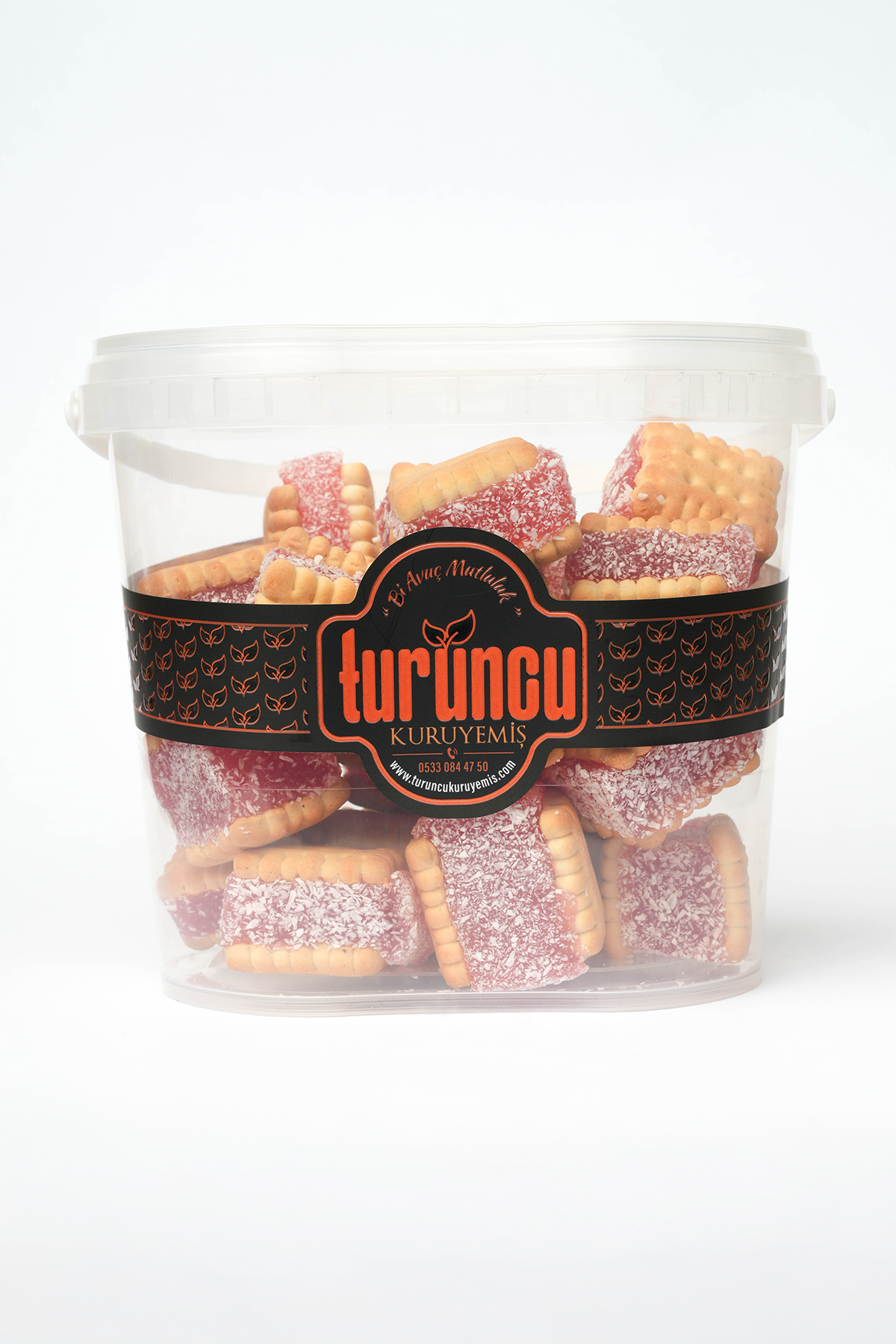 Gül Aromalı Bisküvili Lokum 500 gr