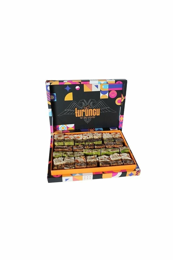 Turuncu Hediyelik Lokum Kutuları 1,500 Kg